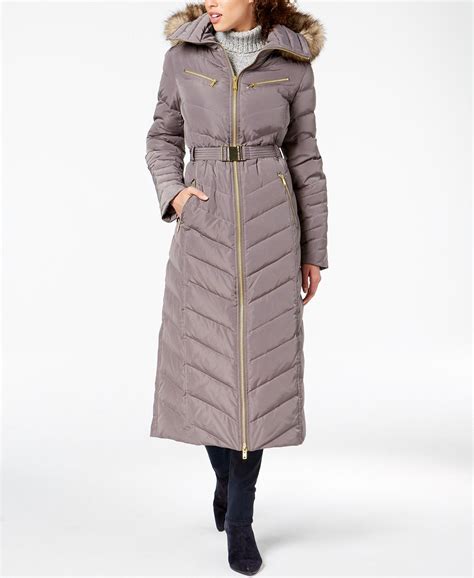 michael kors long down coat cheap